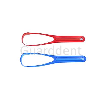 China China Manufacture Plastic Dental Tongue Scraper Cleaner Oral Scrapers for sale