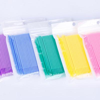 China 100% Nylon Disposable Bag Pack Wholesale Dental MicroBrush RTS Applicator for sale