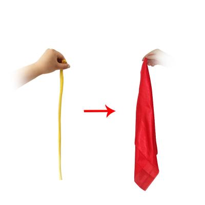 China 1pcs Classic Magic Rope Silk End Up Magic Tricks Children Play Professional Magicians Mentalism Illusion Explanation Video Street Magic for sale