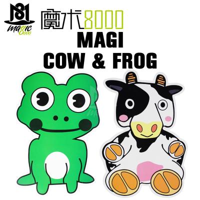 China Classic Magic Cow and Frog Three Kings Magic Hot End Up Selling Magic Trick Halloween Children's Day Gift Magician Teaching Aids for sale