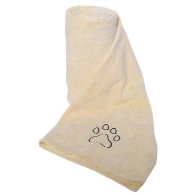 China QUICK DRY factory wholesale custom logo microfiber dog pet bath towel cheap quick dry towel dog for sale