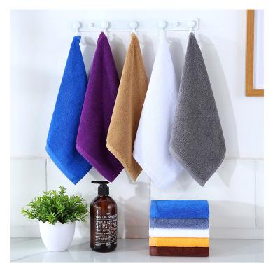 China QUICK DRY 100% Cotton Face Towels Hand Towels 100% Cotton 32s/2 Cotton Face Towel 100% White Hotel for sale