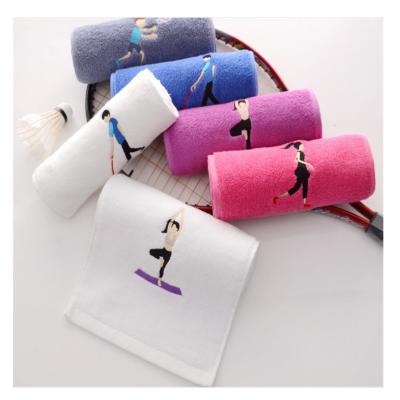 China 140 cm multifunctional towel handtuch sports cotton sports multifunctional towel QUICK DRY customer logo for sale