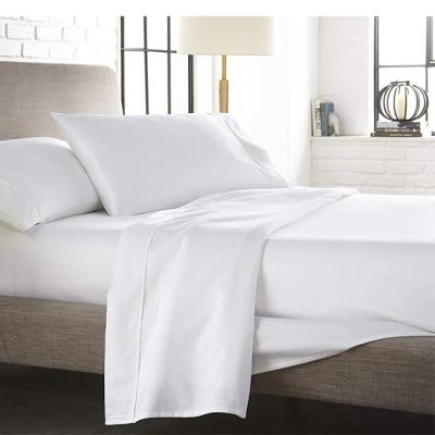 China Count Disposable High Quality Egyptians Thread Cotton Bed Sheets American Hotel Bed Sheet for sale