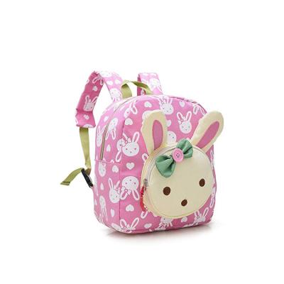 China Cute Cartoon Rabbit Children Waterproof Kids Backpack School Bag for sale