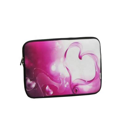 China OEM Eco - Friendly 14 Inch Insulated Pink Neoprene Laptop Bag Sleeve for sale