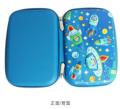 China Schools & Offices 2021 Custom Cute 3D Printing Cartoon EVA Pencil Case for sale