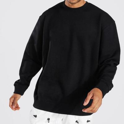 China High Quality Organic Cotton 100% White Cotton Off Shoulder Crewneck Sweatshirts Custom Made Anti-Shrink Oversized Sweatshirts For Men for sale