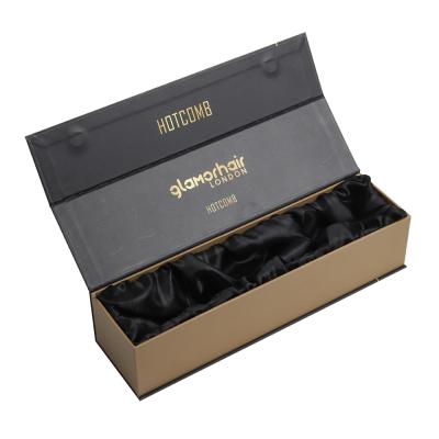 China Handmade Matte Black Custom Luxury Rigid Paper Gift Packaging Flip Lid Magnetic Closure Cardboard Box With Clear Window for sale