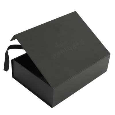 China Large Magnet Large Handmade Custom Luxury Magnetic Paper Closure Folding Gift Box Foldable Packaging Gift Box for sale