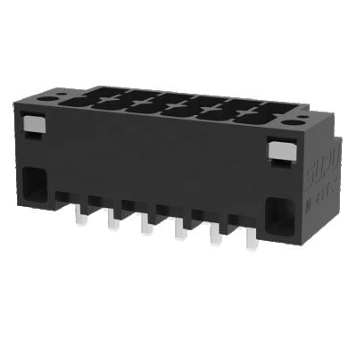 China High Demand Products Black 3.5 Mm Pitch Distribution Pluggable Pcbterminal Blocks Connector For Boat MC-DPT3.5VXX-F-BK-2000 (6-36) for sale