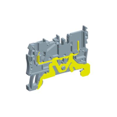 China PA66 High Quality Low Price 2150 Rail Mounted Din Spring Pluggable Terminal Block for sale