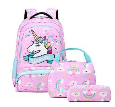 China Meisohua Waterproof Fashion Unicorn Print Multi Color Cute Unicorn Backpack School Bag For Durable Student for sale