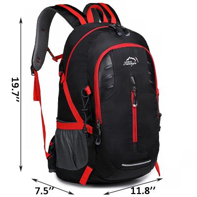 China 2021 Outdoor 30L Water Resistant Switch Backpack Water Resistant Travel Bag Camping Backpack Hiking Rucksack With USB Charging Port for sale