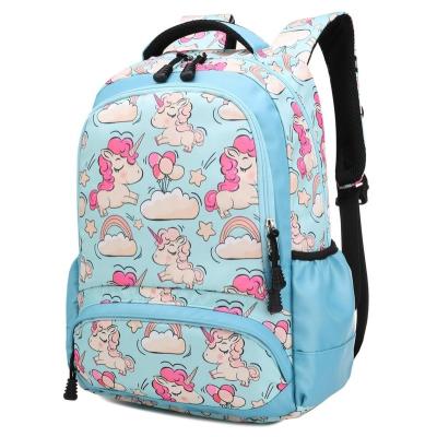 China Stylish Waterproof Unicorn Backpack Girls School Bookbag Daypack FO Girlsr School Backpack Waterproof Travel Casual Backpack for sale