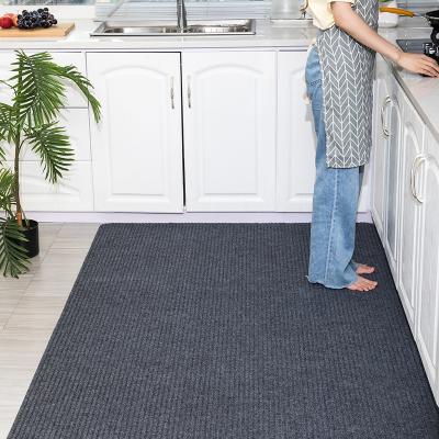 China Long Floor Kitchen Blanket Mat Set Factory Sales Anti Slip Anti-fatigue Rug Washable Kitchen High Absorbent Quick Dry Bathroom for sale