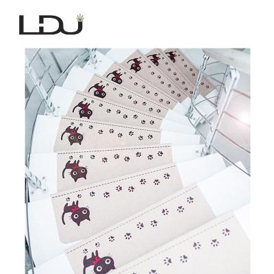 China Stair Treads Mat Stair Treads Mat Factory Direct Washable Washable Anti-Slip Sales Self Adhesive Glow at Night for sale