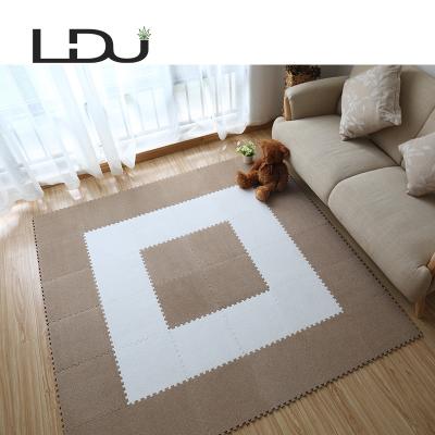 China Water Resistance Square Shape100% EVA Eco-Friendly Educational Baby Floor Anti-Corrosion Mat for sale