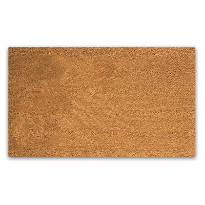 China Cocos Home Friendly Door Mat Custom 100% Coir Fiber Washable Natural Coconut Mat Door Mat With Anti-Slip Backing for sale