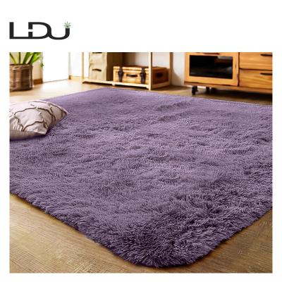 China Custom Made Fluffy Floor Mat Cheap Living Room Carpet Washable Home Decorative Fur Blanket Factory Direct Sales Area Rugs And Blankets Big Shaggy for sale