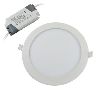 Cina Luci di pannello bianche calde del giro LED, luce di pannello per soffitti principale rotonda di 12 W in vendita