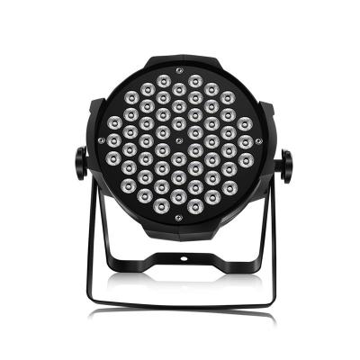 China el mejor Rgb DJ de 54*4W 200W DMX512 llevó par puede efectuar la luz en venta