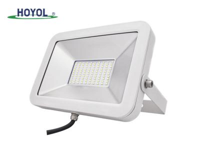 China Microprocesador ultra fino 100Lm/W 6500K 239 * 236 * 40 de la luz de inundación del LED 50W Epistar en venta