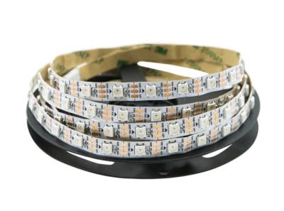 China Addressable Flexible SMD LED Strip Lights WS2812 60LEDs Full Color RGB LED Strip Light for sale