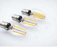 中国 OEM/ODM の自然な白 5000K CRI85 LED のフィラメントの蝋燭の球根 販売のため