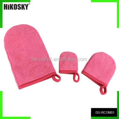 China face & body clean washi mitt HIKOSKY padded bath mitt set 3 in 1 private clean face body wash mitt for sale