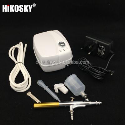 China HIKOSKY Airbrush Mini Compressor with Gun 2 Years Warranty DU-36BT Airbrush Mini Compressor with Gun for sale