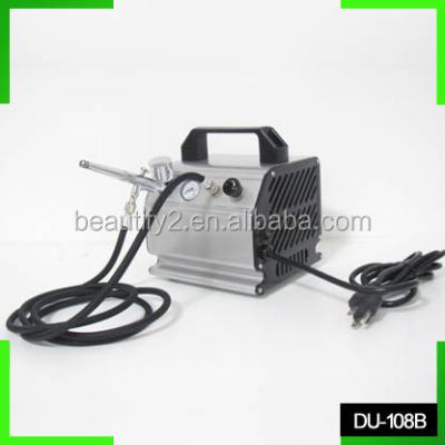 China DU-108B Mini Spray Gun Airbrush Compressor Kit For Art Aerosol Painting DU-108B for sale