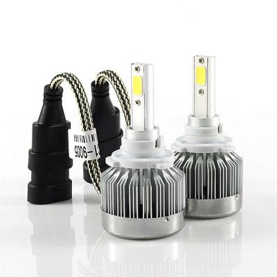 China 2PCS HB3/HB4/9005/9006 Kit White Light Hot Selling Factory C1 Supply Quality Aluminum Car LED Bulb Fanless Headlight Lamp Good Price 2PCS HB3/HB4/9005/9006 for sale