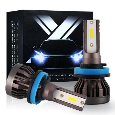 China Alumium factory supply DOB led headlight C6 plus 9006 led headlight kit car h4 12V 40W 6000K H1 H13 H11 9005 led headlight bulbs mini for sale