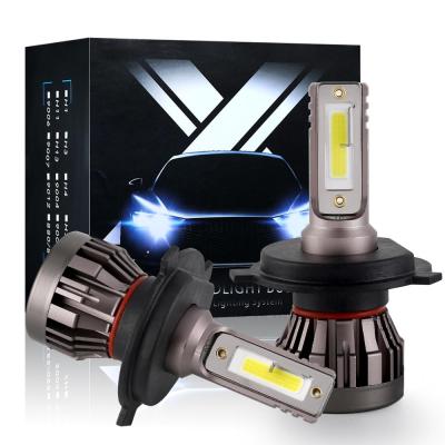 China Alumium factory supply DOB led headlight C6 plus 9006 led headlight kit car h4 12V 40W 6000K H1 H3 H7 H11 9005 led headlight bulbs mini for sale