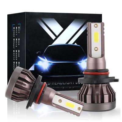 China Alumium factory supply DOB led headlight C6 plus 9006 led headlight kit car h4 12V 40W 6000K H1 H3 H7 H11 9005 led headlight bulbs mini for sale