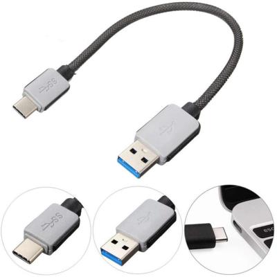 China High Destiny Braided cord tough heavy duty fast charging data nylon type c cable USB 3.1 type C cable for sale