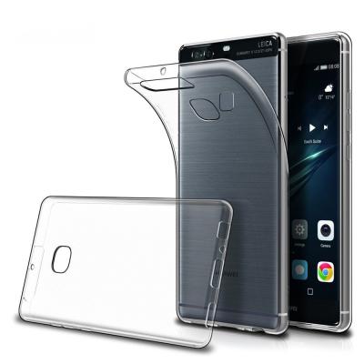 China Soft TPU Clear Case Transparent Slim Fit Protector Cell Phone Case For Huawei P9 Plus for sale