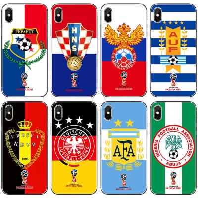 China 2018 Russia World Cup Mobile Accessories TPU Pringint Phone Case For Samsung Galaxy S9 Plus Cell Phone for sale