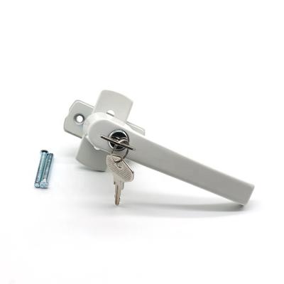 China MS501-B traditional German style aluminum window lock window handle white lock with lock for sale