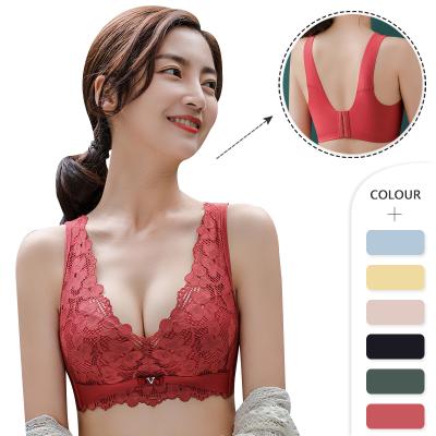 China New Style Women Antibacterial Bra Lift Up Comfortable Lace Bra Feminine Lady for sale