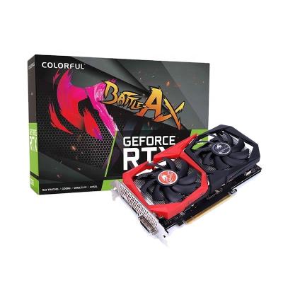 China Hot Selling Workstation Gaming Graphics Card For Colorful 8gb Gddr6 GPU RTX 2060 Graphics Cards rx 580 Super 8gb Game Card for sale