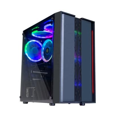 China No PC Gamer Cheap AMD R5 3600 GTX1050ti 8GB 16Gb DDR4 500GB SSD Desktop Barebone System Win 10 Gaming PC for sale