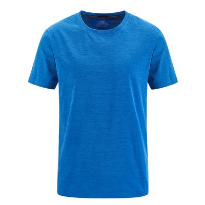 China 2022 New Anti-Wrinkle Sleeve Men's Unisex Breathable T-shirt Summer Short Quick Dry Custom Gym Muscle Sports T Shirts For Men for sale