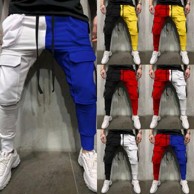 China Anti-wrinkle men's fashion breeches plus size men's pants and cargo pants multi pockets men's casual jogger pants for sale