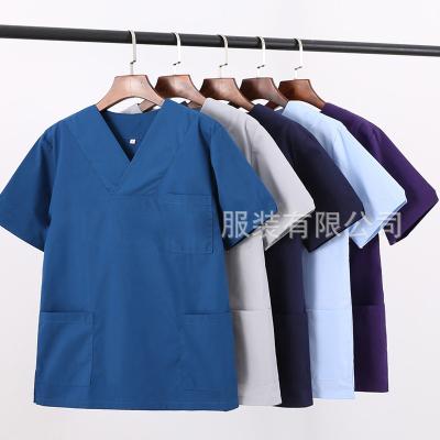 China Hospital Anti Wrinkle Surgical Water Resist Soft Tissue Nurse Scrubs Hospital Medical Uniform Scrubs Jogger Scrubs for sale