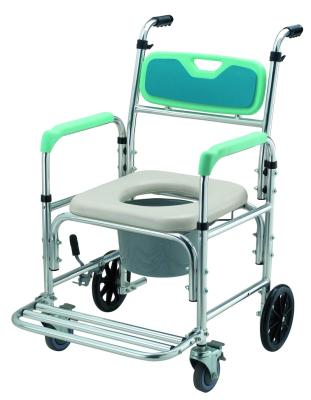 China Disabled or Elderly Old Commode Disabled Medical Use Chair with Wheels for sale