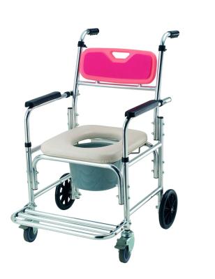 China Colorful Manual Elderly Disabled Use Commode Chair Without Wheels for sale