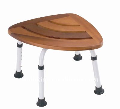 China teak shower seat wooden bath chair TK-MSP02 for sale