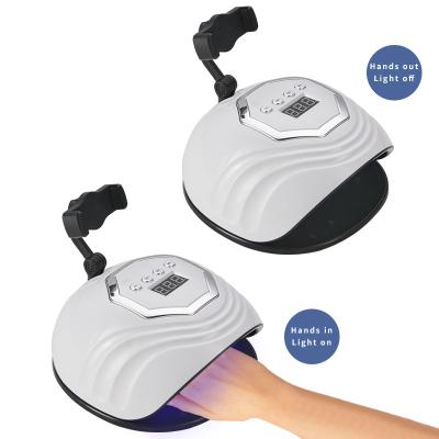 China Nail Care 86W UV Lamp With Dryer Machine Nail Care High Quality Mobile Phone Holder Beauty Lamp With Manicure Equipment for sale